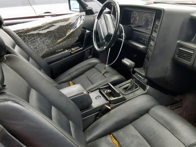 1G6VR3383MU100013 - 1991 CADILLAC ALLANTE CV RED photo 5