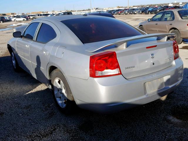 2B3CA3CVXAH281628 - 2010 DODGE CHARGER SX SILVER photo 3