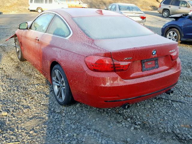 WBA4P3C31HK528812 - 2017 BMW 440XI RED photo 3