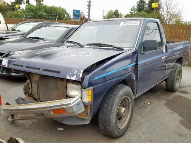 1N6SD11S7MC371046 - 1991 NISSAN TRUCK SHOR BLUE photo 2