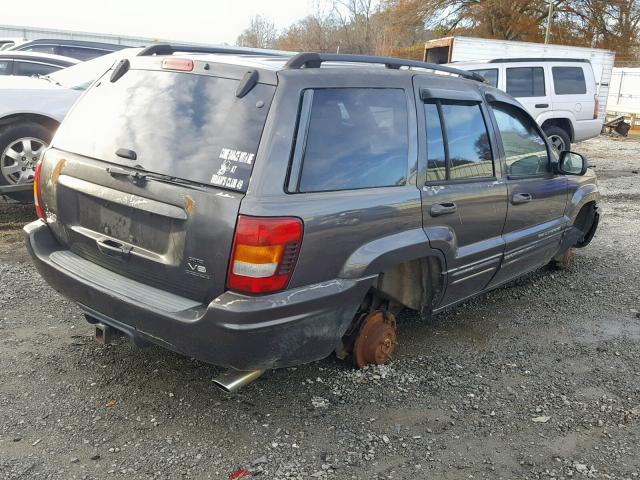 1J8GW58J12C277807 - 2002 JEEP GRAND CHER GRAY photo 4