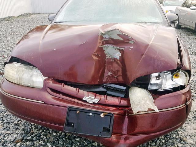 2G1WL52M0V9334940 - 1997 CHEVROLET LUMINA BAS Bordo foto 9