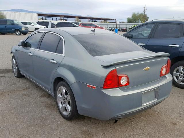 1G1ZH57B58F258410 - 2008 CHEVROLET MALIBU 1LT SILVER photo 3