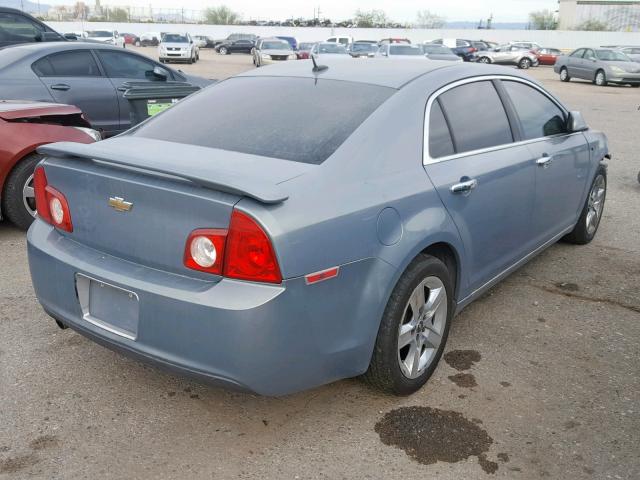 1G1ZH57B58F258410 - 2008 CHEVROLET MALIBU 1LT SILVER photo 4