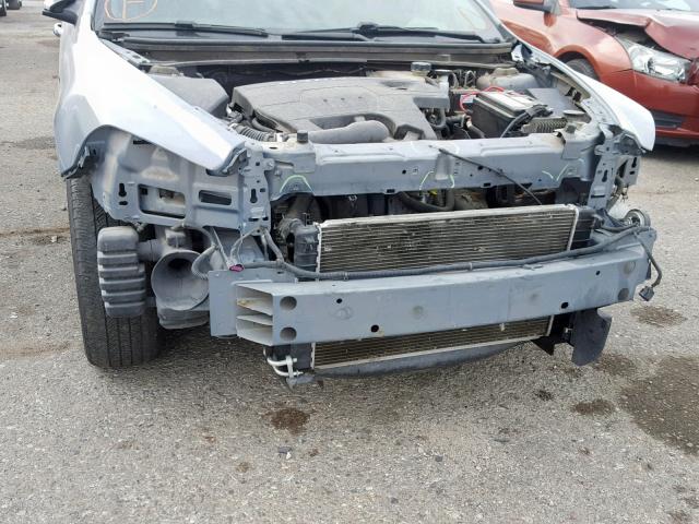 1G1ZH57B58F258410 - 2008 CHEVROLET MALIBU 1LT SILVER photo 9