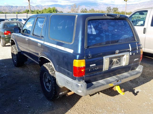 JT3VN39W7N0076231 - 1992 TOYOTA 4RUNNER VN BLUE photo 3