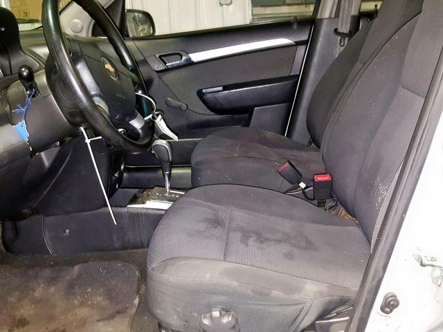 KL1TD5DEXBB140673 - 2011 CHEVROLET AVEO LS SILVER photo 5