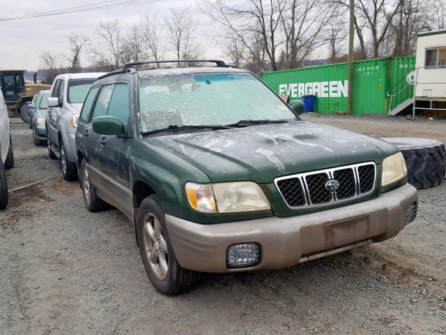 JF1SF65592H739991 - 2002 SUBARU FORESTER S GREEN photo 1