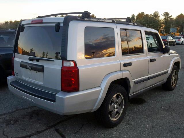 1J8HG48K06C209279 - 2006 JEEP COMMANDER Gümüş foto 4
