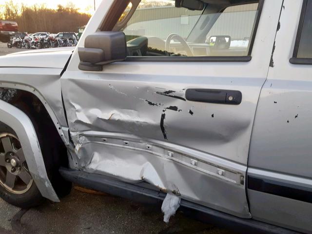 1J8HG48K06C209279 - 2006 JEEP COMMANDER Gümüş foto 9