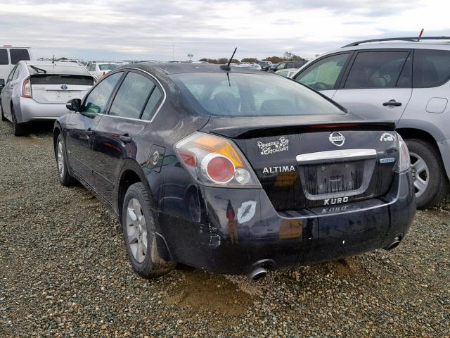 1N4CL21E07C232171 - 2007 NISSAN ALTIMA HYB BLACK photo 3