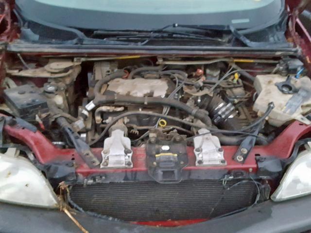 1GMDU03E94D148445 - 2004 PONTIAC MONTANA RED photo 7