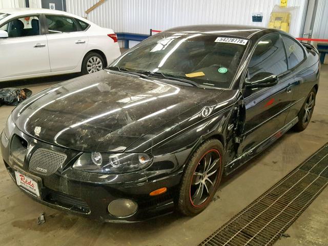 6G2VX12G54L306575 - 2004 PONTIAC GTO BLACK photo 2