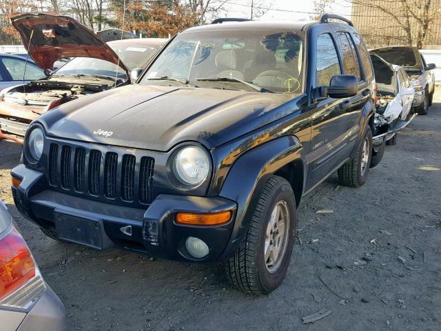 1J4GL58K23W726284 - 2003 JEEP LIBERTY LI BLACK photo 2