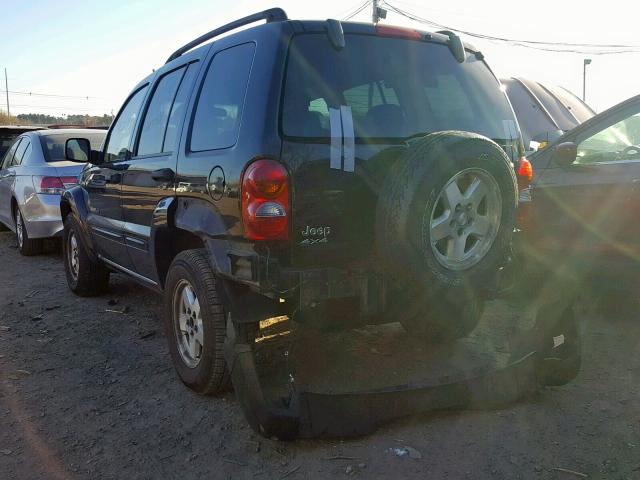 1J4GL58K23W726284 - 2003 JEEP LIBERTY LI BLACK photo 3