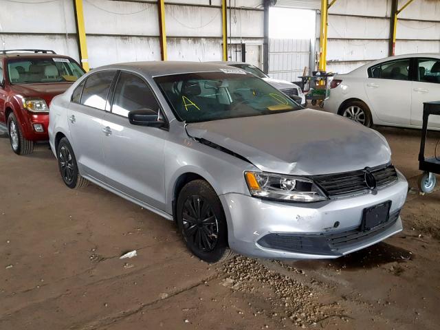 3VW2K7AJ5EM317986 - 2014 VOLKSWAGEN JETTA BASE 灰色 照片 1