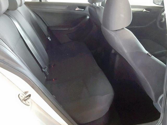 3VW2K7AJ5EM317986 - 2014 VOLKSWAGEN JETTA BASE 灰色 照片 6