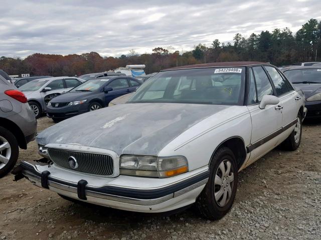 1G4HP52L7SH432717 - 1995 BUICK LESABRE CU WHITE photo 2