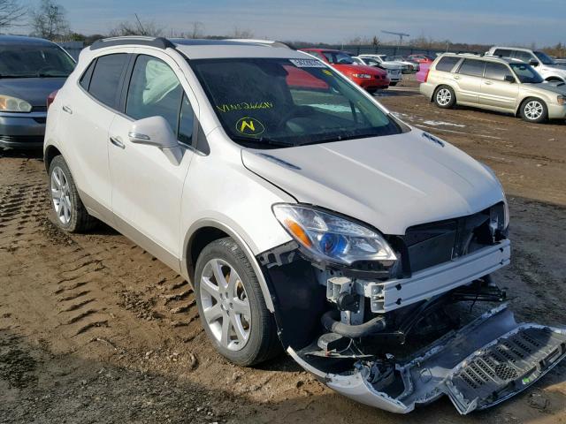 KL4CJCSB1FB266614 - 2015 BUICK ENCORE WHITE photo 1