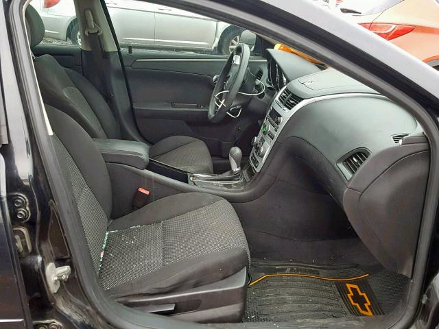 1G1ZC5EB5AF100608 - 2010 CHEVROLET MALIBU 1LT BLACK photo 5