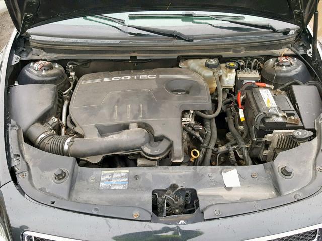 1G1ZC5EB5AF100608 - 2010 CHEVROLET MALIBU 1LT BLACK photo 7