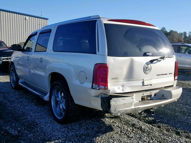 3GYFK66N26G115918 - 2006 CADILLAC ESCALADE E WHITE photo 3