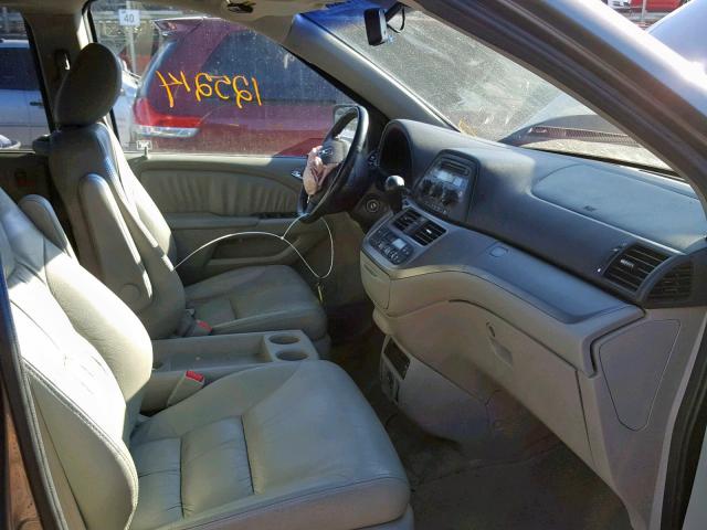 5FNRL38758B109570 - 2008 HONDA ODYSSEY EX ნაცრისფერი ფოტო 5