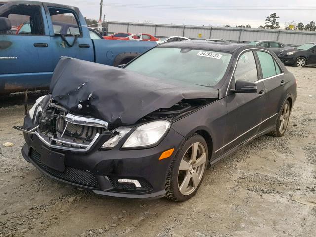 WDDHF5GB7BA441181 - 2011 MERCEDES-BENZ E 350 BLACK photo 2