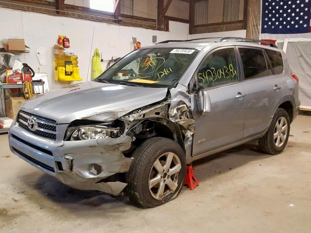 JTMBD31V386067158 - 2008 TOYOTA RAV4 LIMIT SILVER photo 2