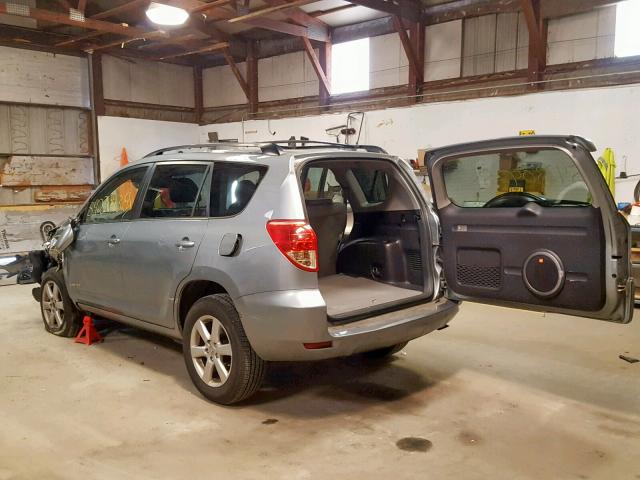 JTMBD31V386067158 - 2008 TOYOTA RAV4 LIMIT SILVER photo 3