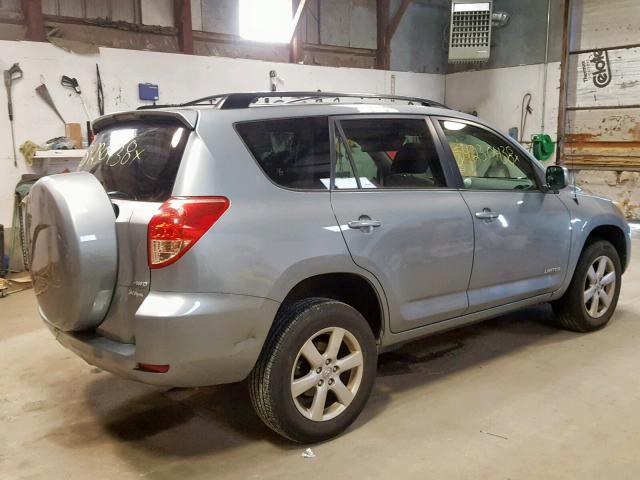 JTMBD31V386067158 - 2008 TOYOTA RAV4 LIMIT SILVER photo 4