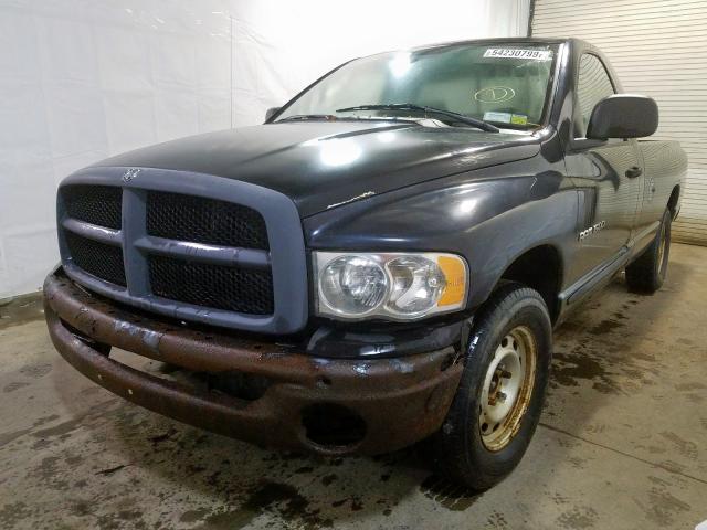 1D7HA16K05J515635 - 2005 DODGE RAM 1500 S BLACK photo 2