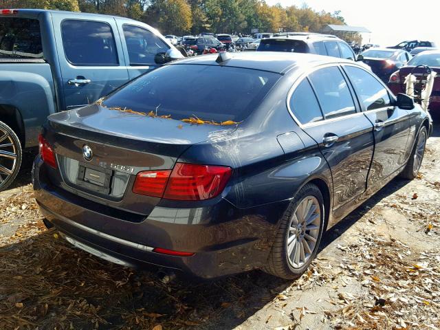 WBAFR7C55BC601998 - 2011 BMW 535 I GRAY photo 4