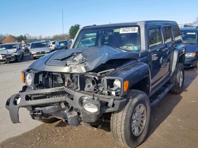 5GTMNGEE3A8119009 - 2010 HUMMER H3 CHARCOAL photo 2