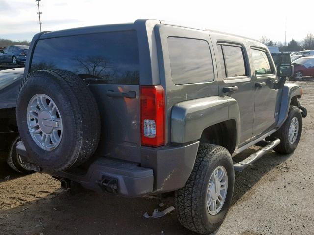 5GTMNGEE3A8119009 - 2010 HUMMER H3 CHARCOAL photo 4