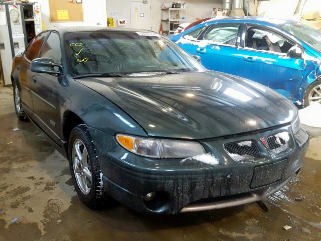 1G2WR5211YF139862 - 2000 PONTIAC GRAND PRIX GREEN photo 1