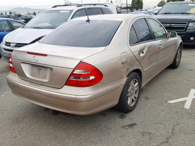 WDBUF65J93A243064 - 2003 MERCEDES-BENZ E 320 GOLD photo 4