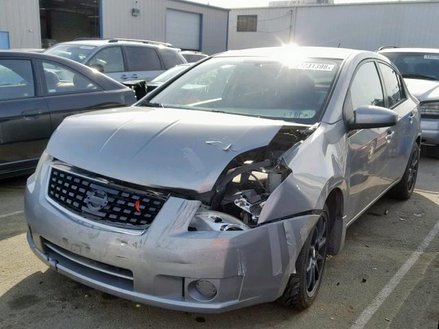 3N1AB61E08L752164 - 2008 NISSAN SENTRA 2.0 GRAY photo 2