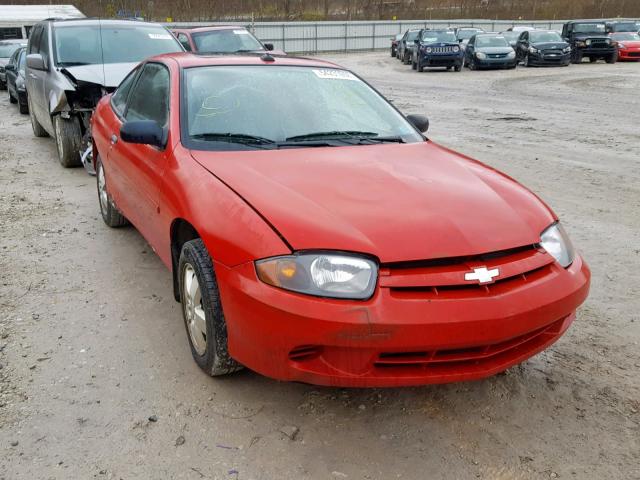 1G1JF12F237117772 - 2003 CHEVROLET CAVALIER L RED photo 1