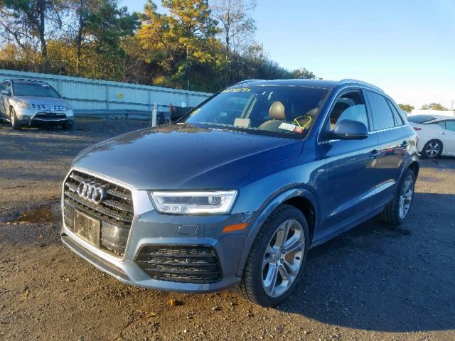 WA1JCCFS9JR015884 - 2018 AUDI Q3 PREMIUM BLUE photo 2