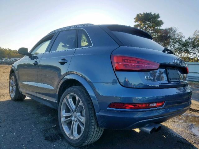 WA1JCCFS9JR015884 - 2018 AUDI Q3 PREMIUM BLUE photo 3