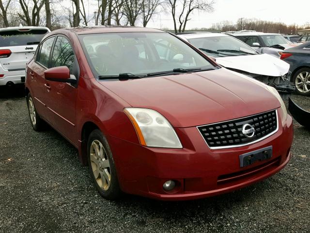 3N1AB61E78L729092 - 2008 NISSAN SENTRA 2.0 MAROON photo 1