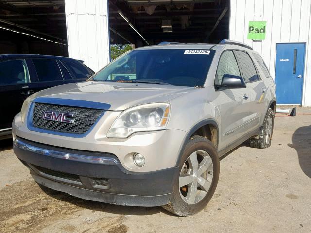 1GKER13777J158001 - 2007 GMC ACADIA SLE GOLD photo 2