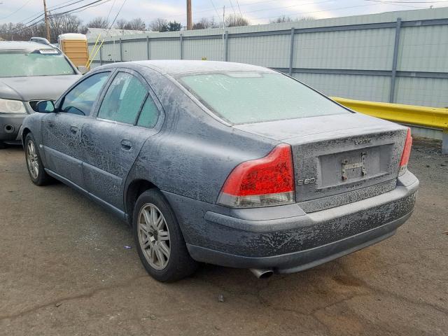 YV1RS59V242397891 - 2004 VOLVO S60 2.5T GRAY photo 3