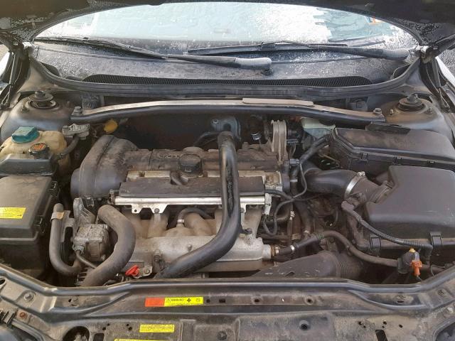 YV1RS59V242397891 - 2004 VOLVO S60 2.5T GRAY photo 7