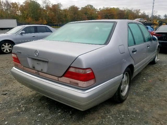 WDBGA43G9VA331400 - 1997 MERCEDES-BENZ S 420 SILVER photo 4