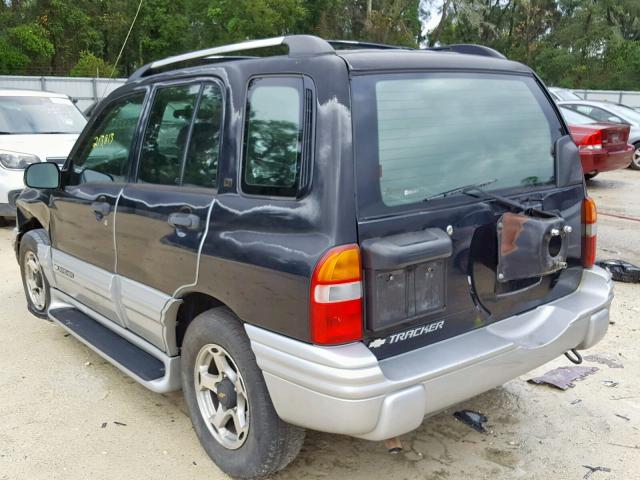 2CNBE634916953595 - 2001 CHEVROLET TRACKER LT BLACK photo 3