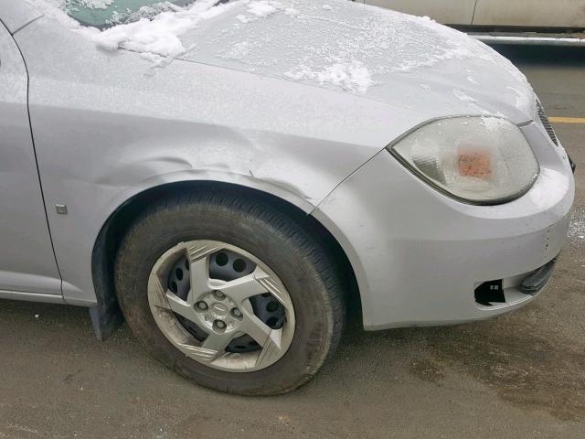 1G2AL15FX77249054 - 2007 PONTIAC G5 SILVER photo 10