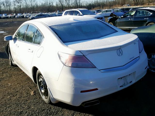 19UUA9F54DA003474 - 2013 ACURA TL TECH WHITE photo 3