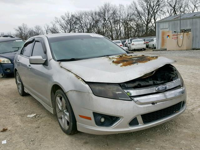 3FAHP0KC2AR115664 - 2010 FORD FUSION SPO SILVER photo 1